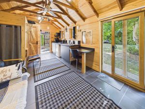 CABIN LIVING AREA TO KITCHEN- click for photo gallery